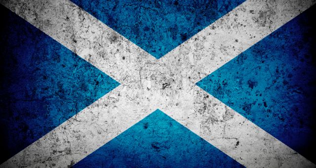 Image of Scottish flag.