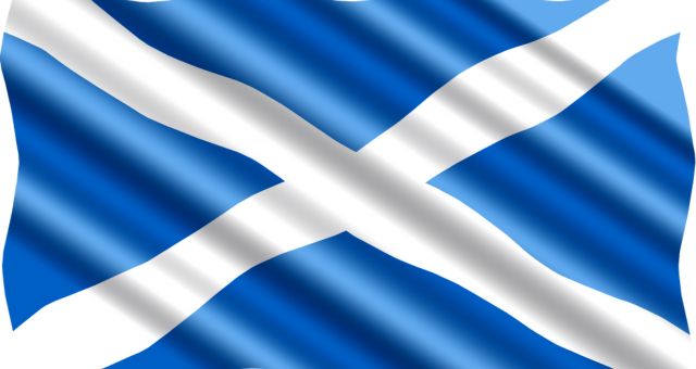 Scottish flag photo sourced from Canva.