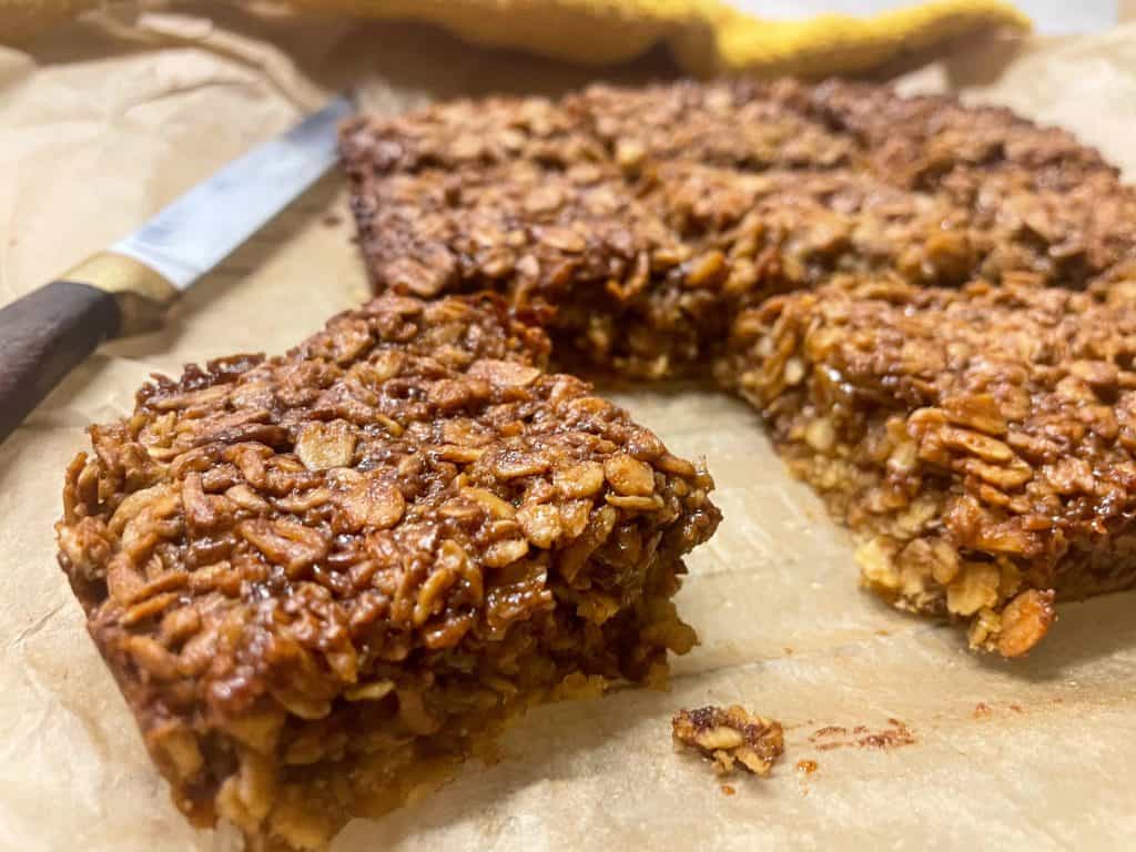 vegan chocolate traditional flapjacks