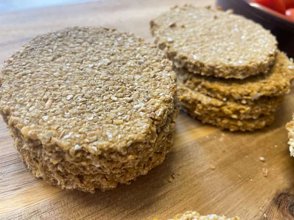 vegan Scottish oil-free oatcakes