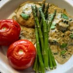 vegan mushroom steak Diane