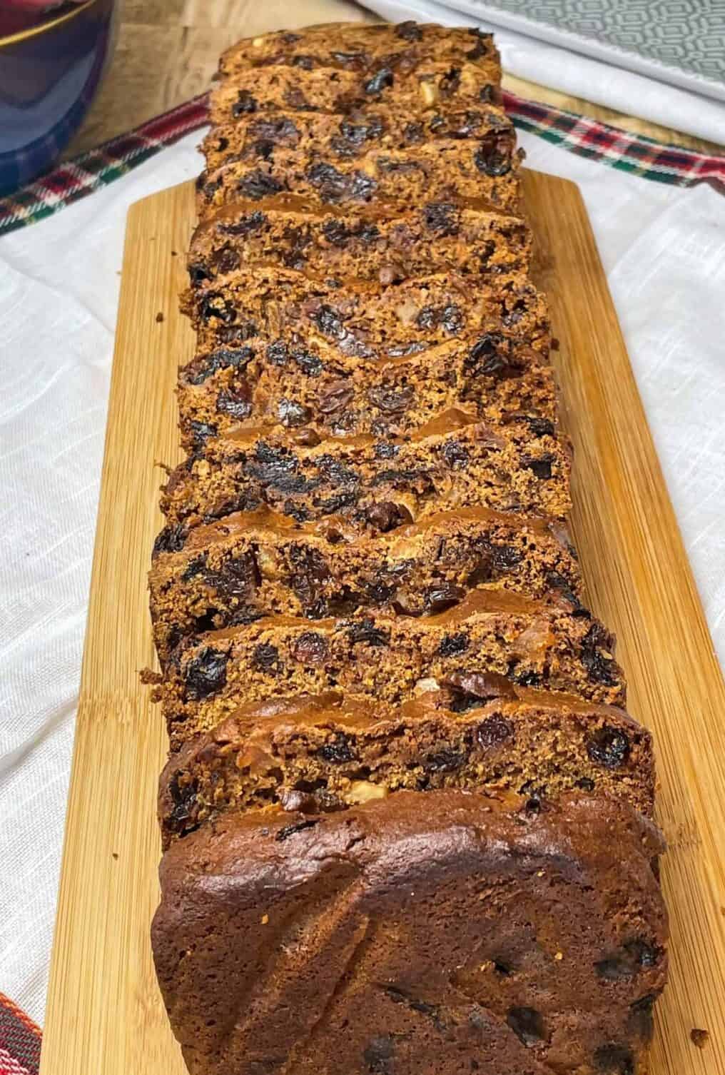 Vegan Fruit Cake - Traditional Plant-Based Cooking