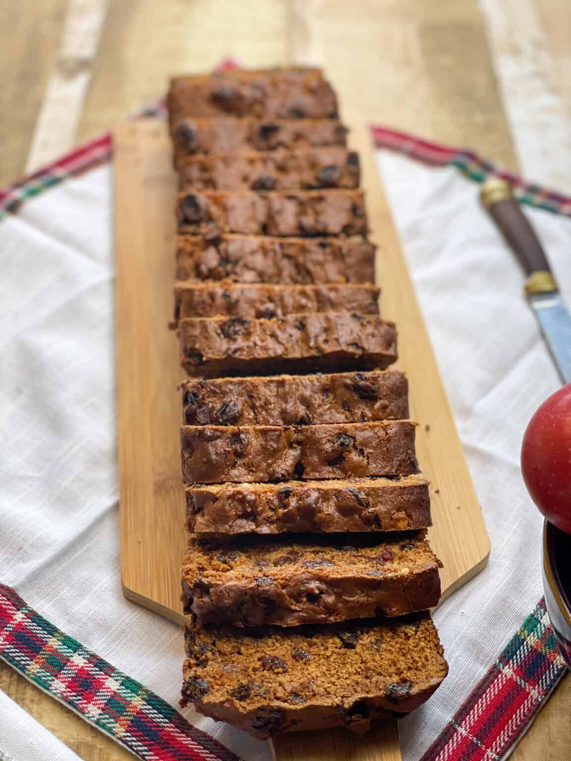 Vegan Fruit Loaf Cake (Traditional) - Traditional Plant-Based Cooking