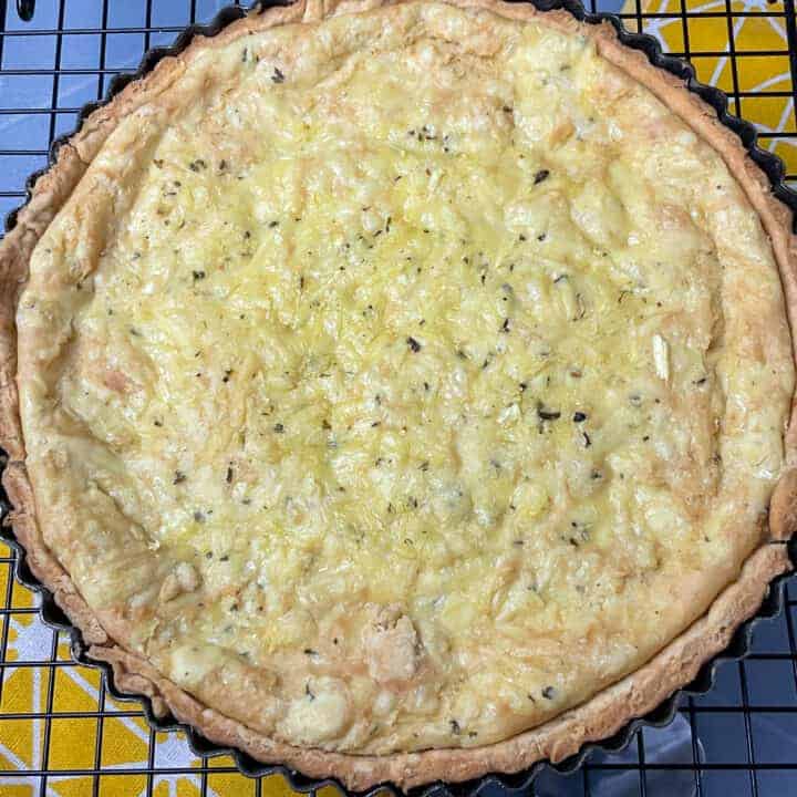 Vegan Old School Dinners Cheese Flan [Quiche] Traditional PlantBased