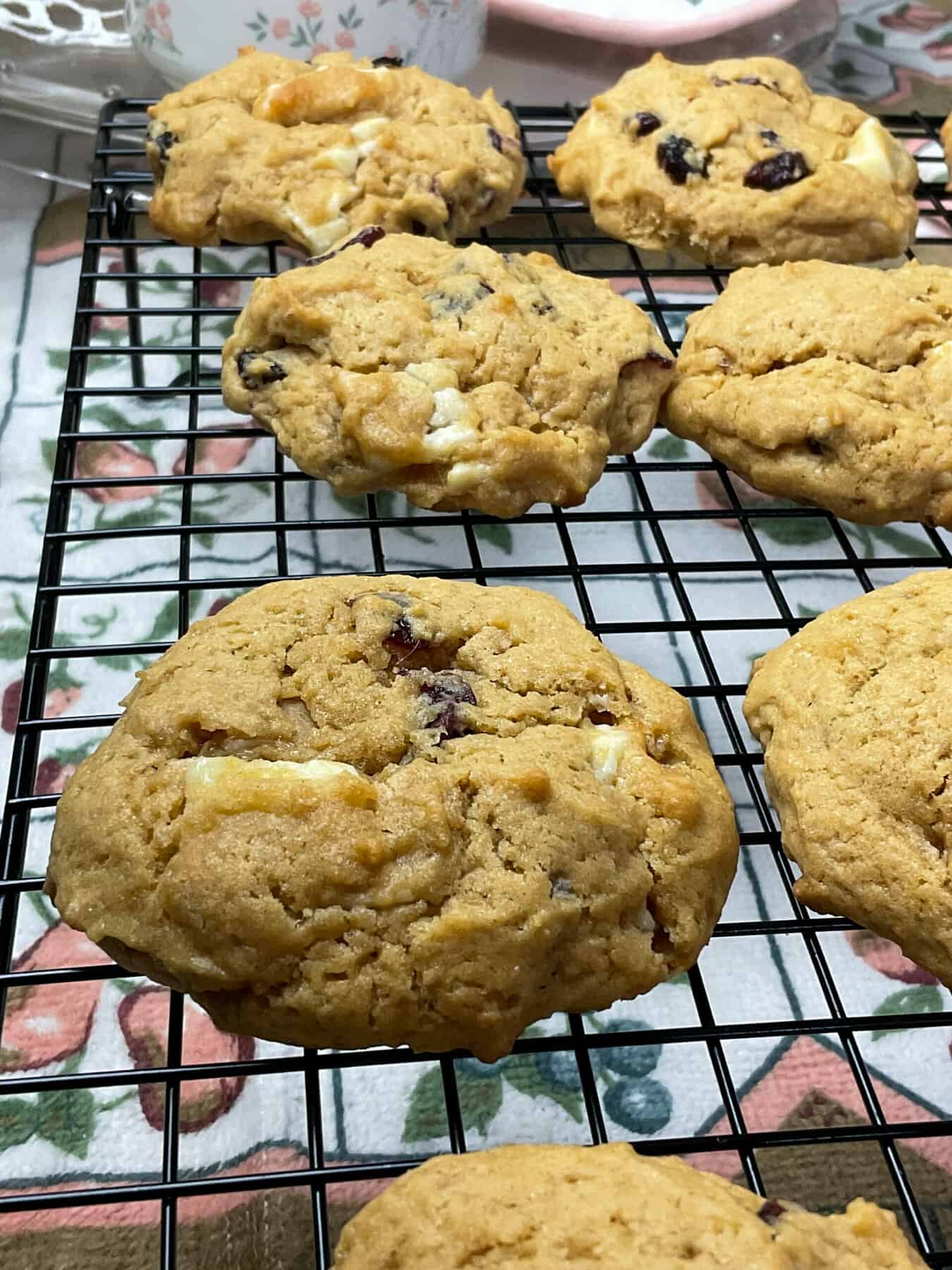 Vegan Cranberry White Chocolate Cookies Traditional PlantBased Cooking