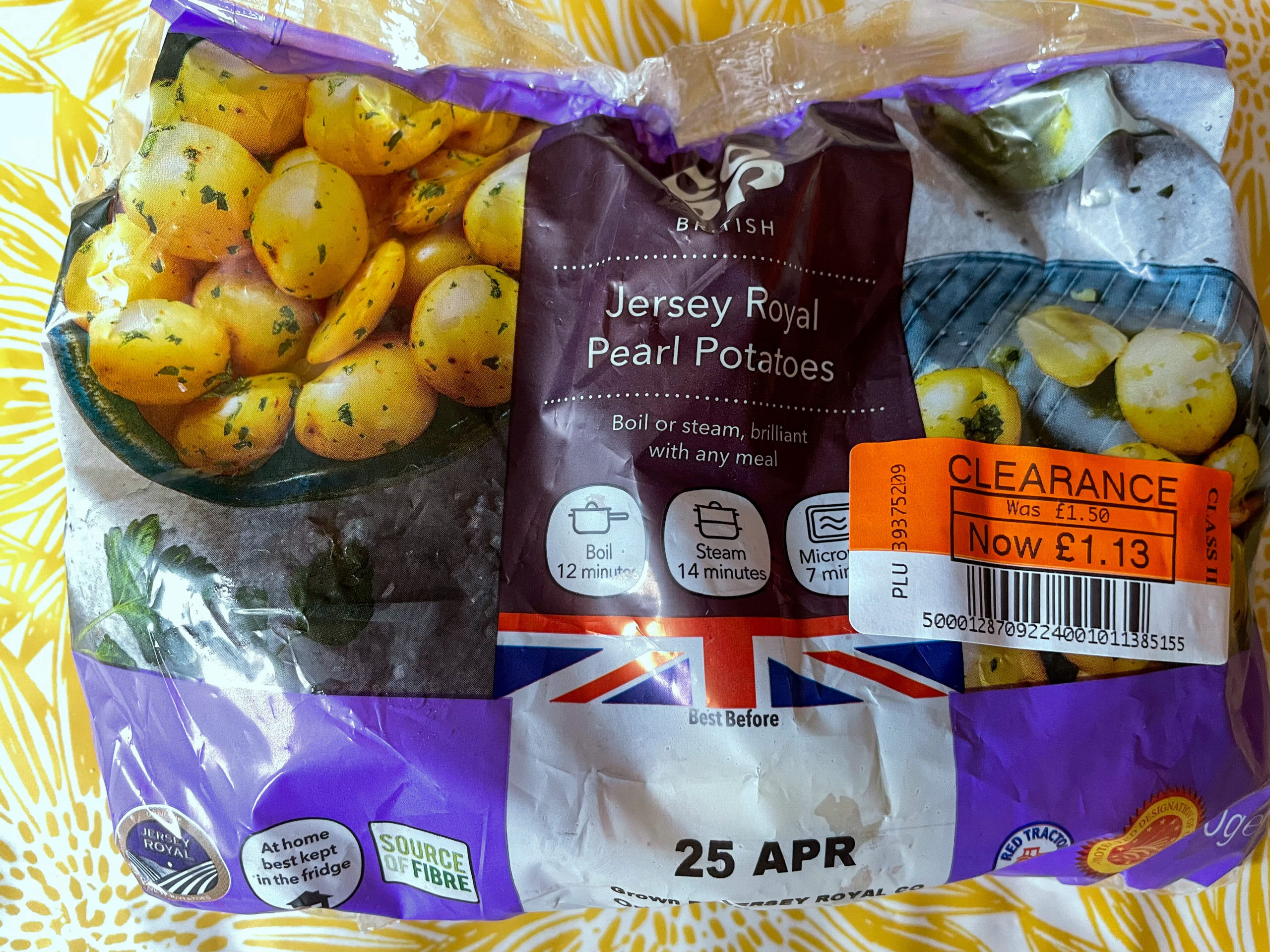 Bag of potatoes.