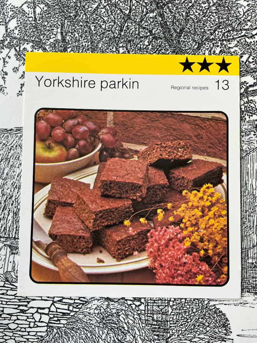 Image of Yorkshire parkin recipe card.