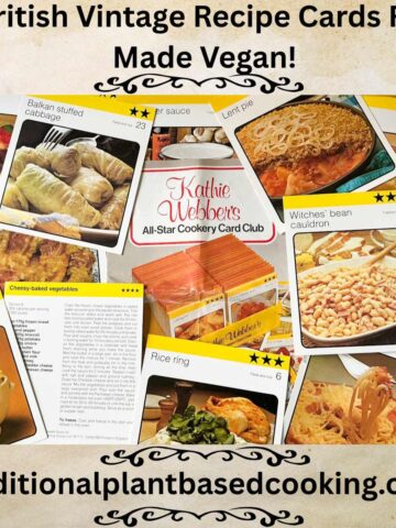 Image of vintage recipe cards.